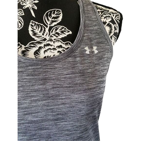 Under Armour Loose Heat Gear Racerback Tank Top Sporty Athletic Athleisure - Picture 5 of 14